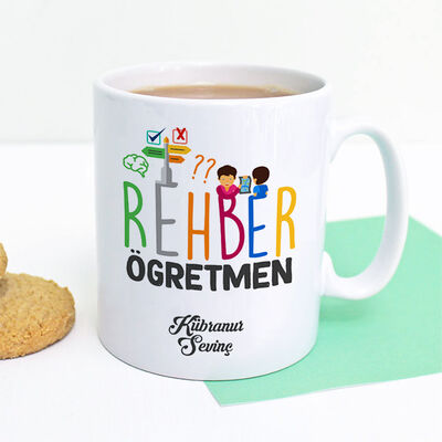 Rehber Öğretmene Hediye Kupa Bardak - 1
