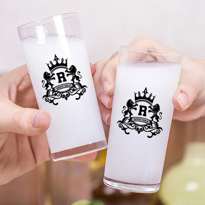 Renkli Orijinal İsim Yazılı Hediyelik İkili Rakı Bardağı Seti - 2