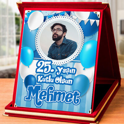 Resimli Doğum Günün Kutlu Olsun Plaketi - 1