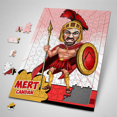 Roma Askeri Karikatürlü Puzzle - 1