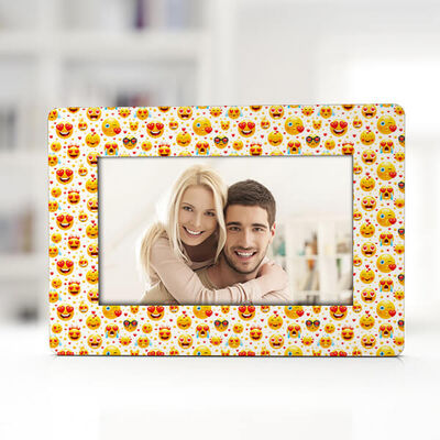 Romantik Emojiler Resim Çerçevesi - 1