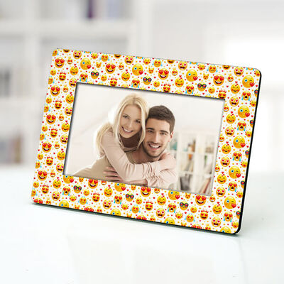 Romantik Emojiler Resim Çerçevesi - 2