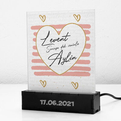 Romantik Tasarımlı Led Işıklı Dekor - 6