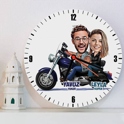 Ruh İkizim Karikatürlü Duvar Saati - 1