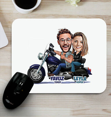 Ruh İkizim Karikatürlü Mouse Pad - 1