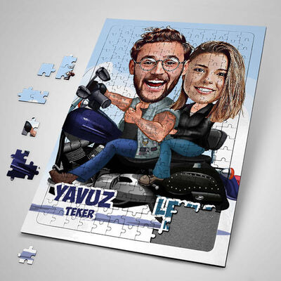 Ruh İkizim Karikatürlü Puzzle - 1