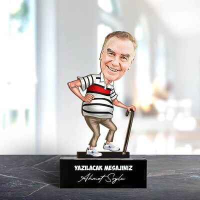 Ruhu Genç Dedem Karikatürlü Biblo - 1