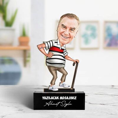 Ruhu Genç Dedem Karikatürlü Biblo - 2