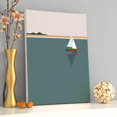 Sailing Ship Sanatsal Kanvas Tablo - 1
