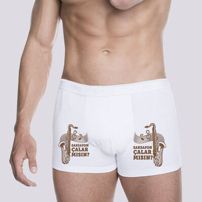 Saksafon Çalar Mısın Erkek Boxer - 1