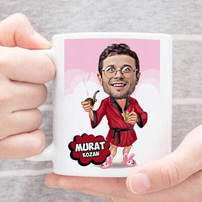 Şanzelize Karikatürlü Kupa Bardak - 1