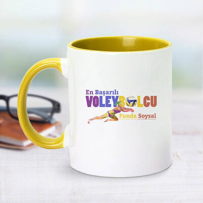 Sarı Kupa Bardak Voleybolculara Özel - 1