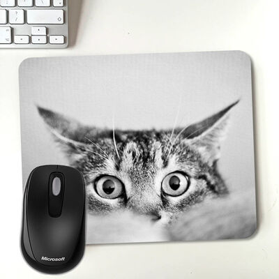 Şaşkın Kedi Temalı Mousepad - 1
