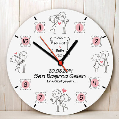 Sen Başıma Gelen En Güzel Şeysin Duvar Saati - 1