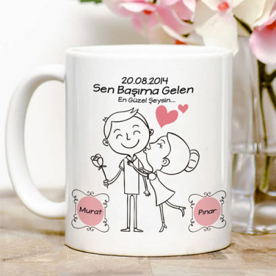 Sen Başıma Gelen En Güzel Şeysin Kupa Bardak - 3