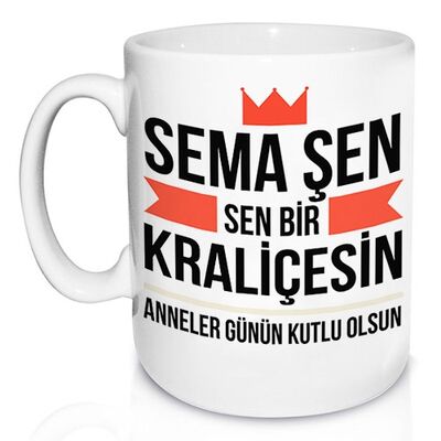 Sen Bir Kraliçesin Annem Kupa Bardak - 1