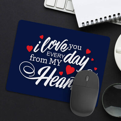 Seni Her Gün Seveceğim Mousepad - 2