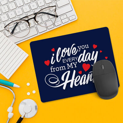 Seni Her Gün Seveceğim Mousepad - 3