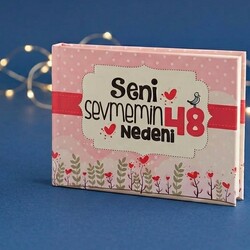 Seni Seviyorum Aşkım Karikatürlü Bardak ve Kitap - 2