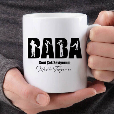 Seni Seviyorum Babacığım Kupa Bardak - 1