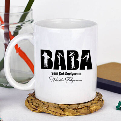 Seni Seviyorum Babacığım Kupa Bardak - 3