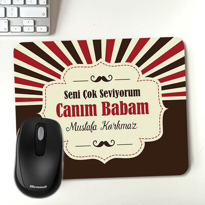 Seni Seviyorum Babacığım Mousepad - 1