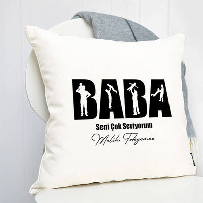 Seni Seviyorum Babacığım Yastık - 1
