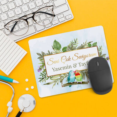Seni Seviyorum Mesajlı Mousepad - 1