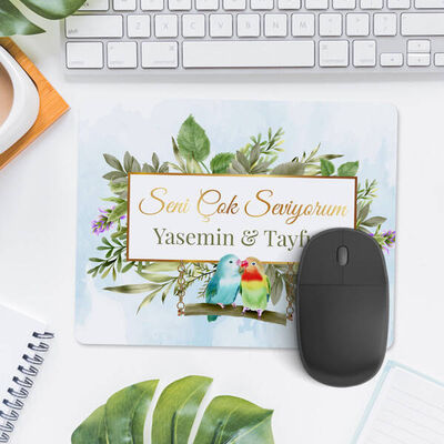 Seni Seviyorum Mesajlı Mousepad - 2