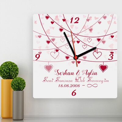 Seni Sonsuza Dek Seveceğim Duvar Saati - 1