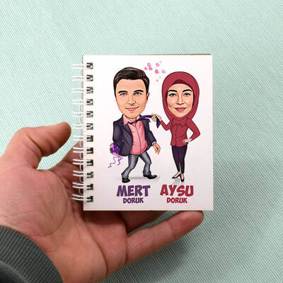 Seninle Sonsuza Sevgilim Karikatürlü Defter - 1