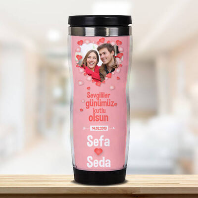 Sevgililer Günü Hatırası Sevgili Termosu - 1