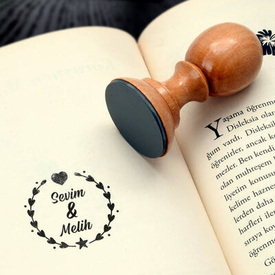 Sevgililer Günü Hediyesi Kitap Mührü - 1
