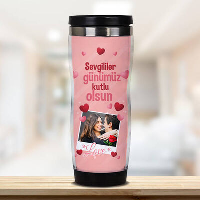 Sevgililer Günümüz Kutlu Olsun Termosu - 1