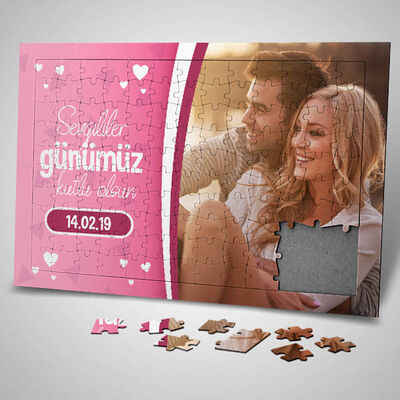 Sevgililer Gününe Özel 130 Parça Puzzle - 1