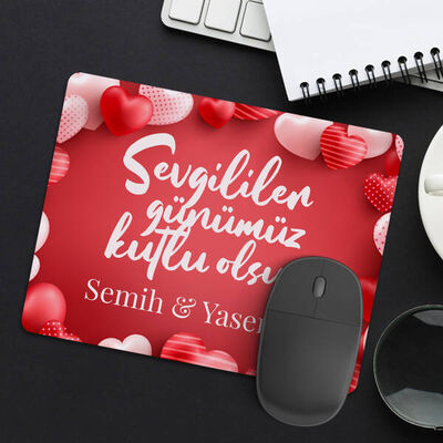 Sevgililer Gününe Özel Mesajlı Mousepad - 1