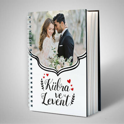 Sevgililere Özel Fotoğraf Kapaklı Defter - 1