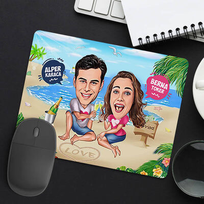 Sevgilim Şerefe Mousepad - 1
