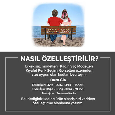 Sevgiliye Hatıralık Özelleştirilebilir Yastık - 2