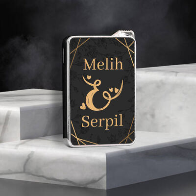 Sevgiliye Hediye İki Harfli Lüks Çakmak - 1