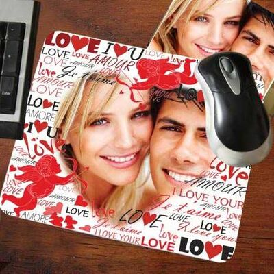 Sevgiliye Özel Fotoğraf Baskılı Mousepad - 1