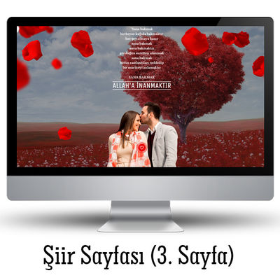 Sevgiliye Özel Web Sitesi - 4