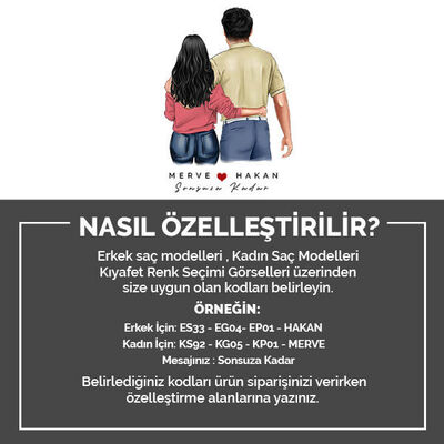 Sevgiliye Sürpriz Özelleştirilebilir Yastık - 2