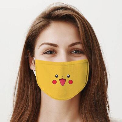 Sevimli Tasarım Yıkanabilir Maske - 1