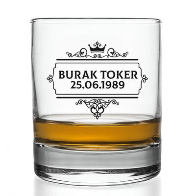 Şık Kutusunda İsimli Viski Kadehi - 2