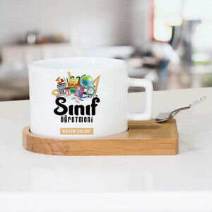 Sınıf Öğretmeni Temalı Çay Fincanı - 1
