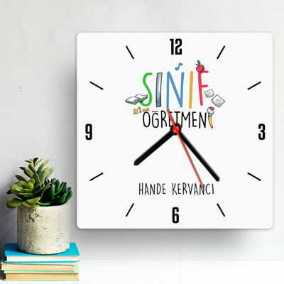 Sınıf Öğretmenine Hediye Duvar Saati - 1