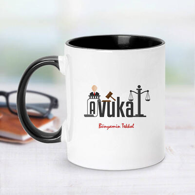Siyah Kupa Bardak Erkek Avukatlar İçin - 1