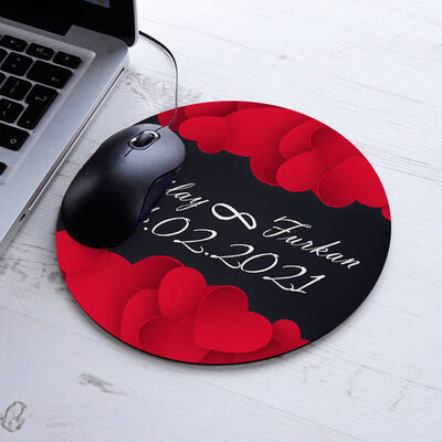 Sonsuz Aşkım Yuvarlak Mousepad - 2