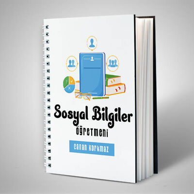 Sosyal Bilgiler Öğretmenine Özel İsimli Defter - 1